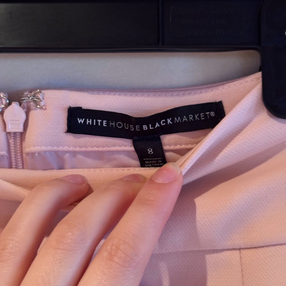 White House Black Market Blush Skirt